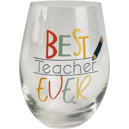 Teacher's wine glass
