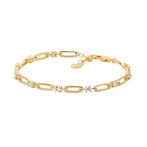 Open link CZ bracelet
