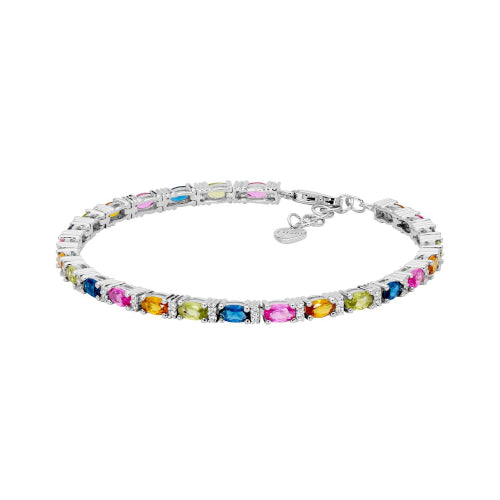 Multi Colour Tennis Bracelet