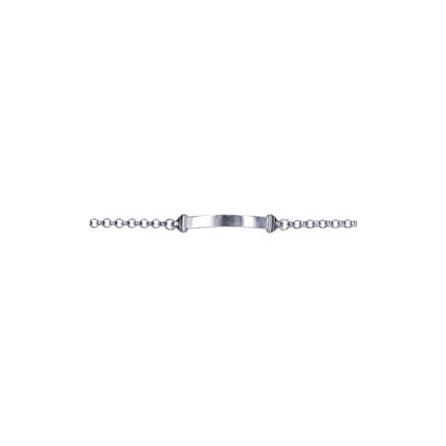Sterling silver ID bracelet