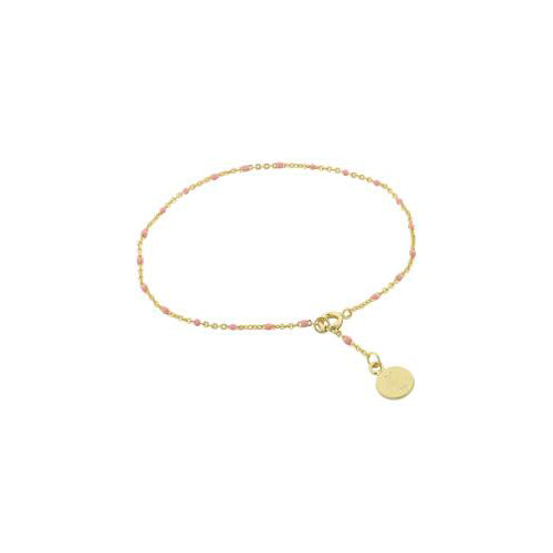 Heather gold pink bracelet