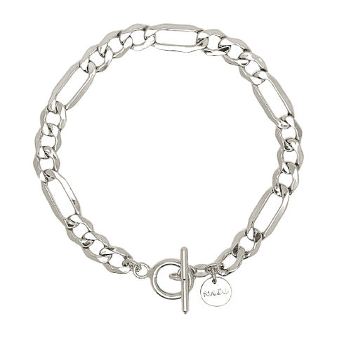 Figaro link bracelet
