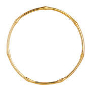 Gold plated bamboo bangle