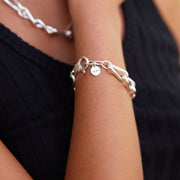 Oval link chain bracelet
