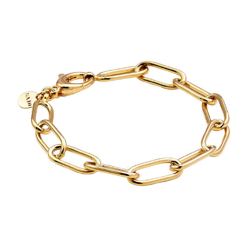 Oval link bracelet