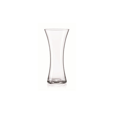 Waisted glass vase