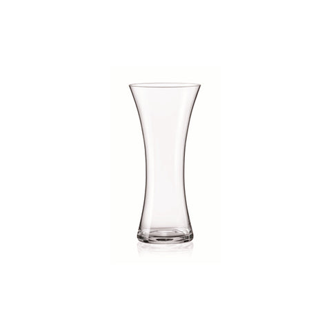 Waisted glass vase