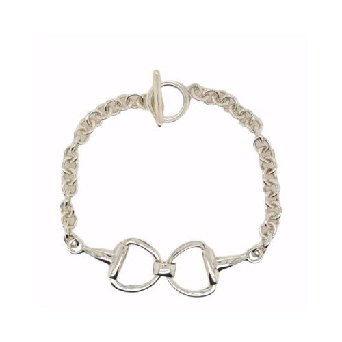 Sterling Silver Snaffle Bracelet