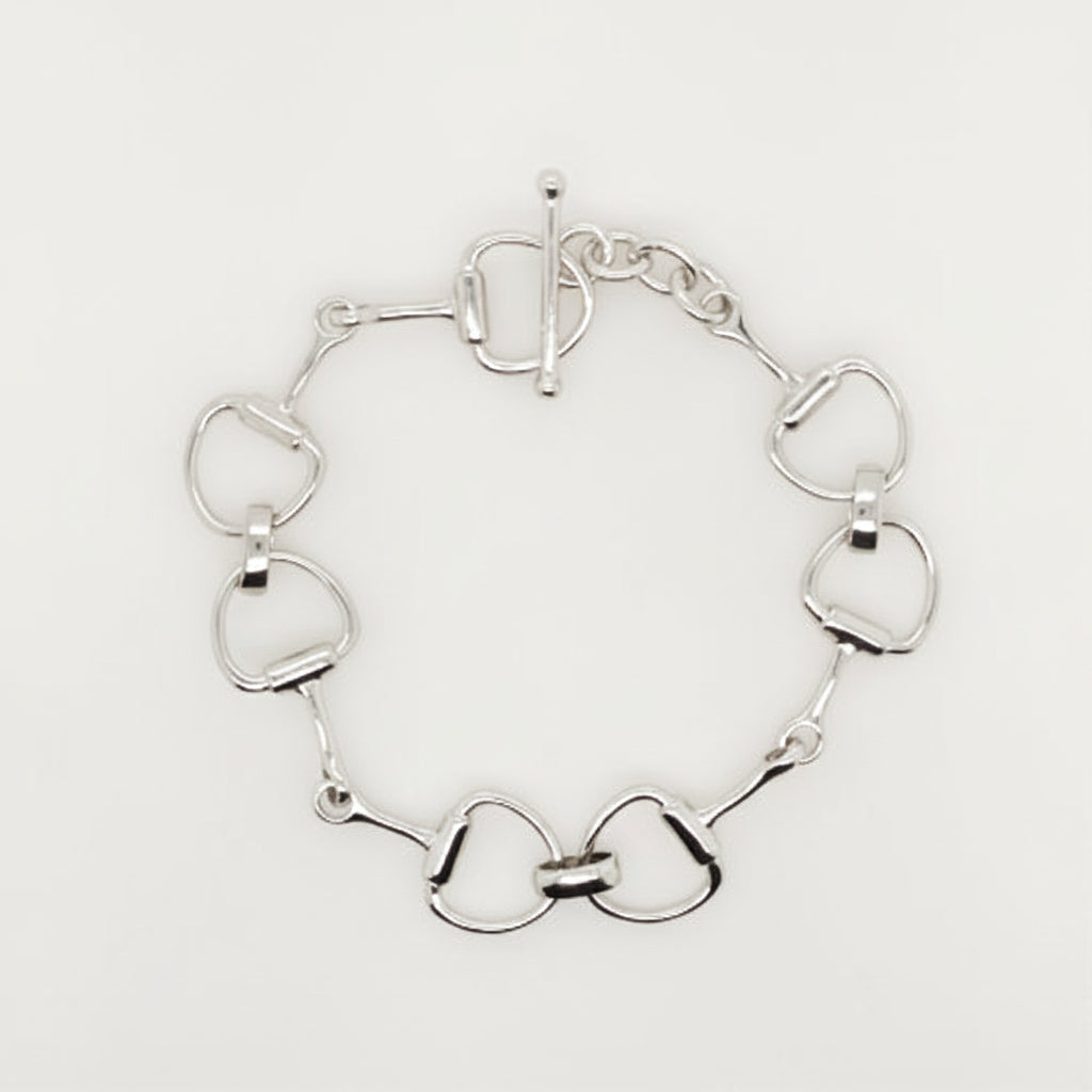 Sterling Silver Snaffle Bracelet