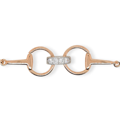 Rose Gold Snaffle Bit Bracelet