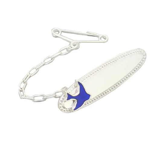 Sterling silver baby brooch