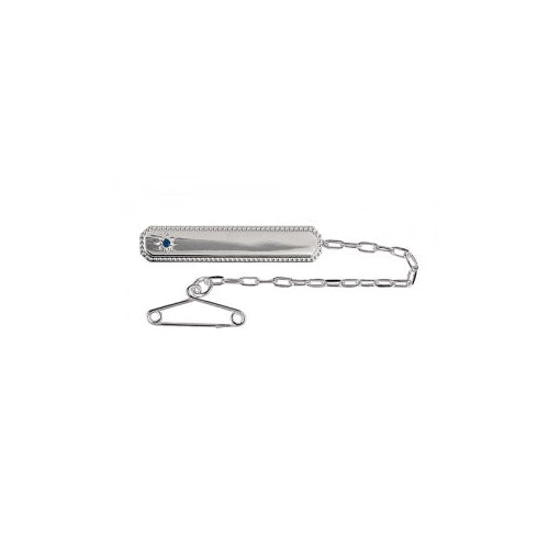 Sterling silver baby brooch