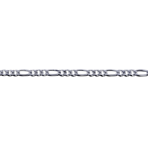 60cm 3-1 Bevelled Figaro Chain