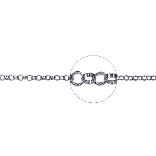9ct white gold chain