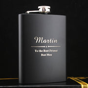 Black Hip Flask