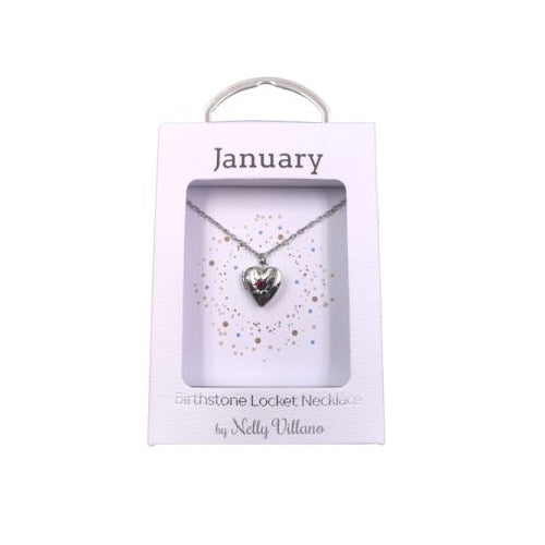 January Locket Necklace