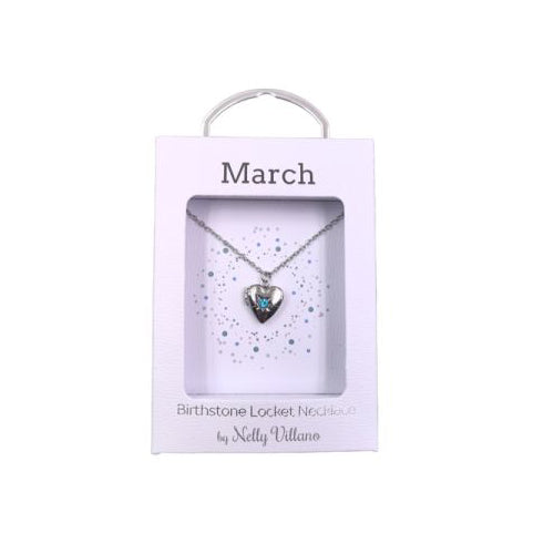March Locket Necklace