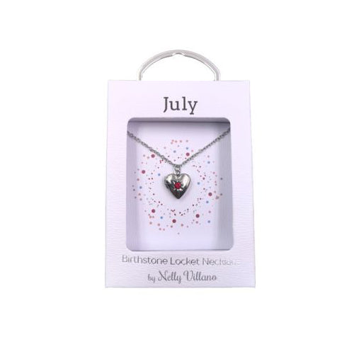 July Locket Necklace