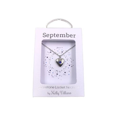 September Locket Necklace