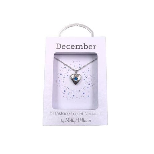 December Locket Necklace