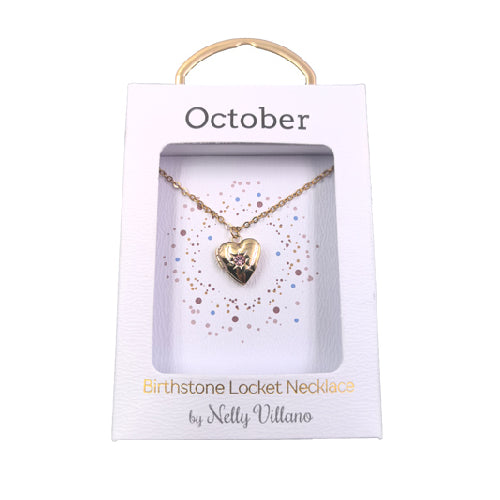 October Locket Necklace
