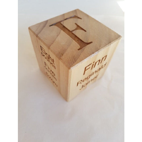 Engraved 7cm Pine Block