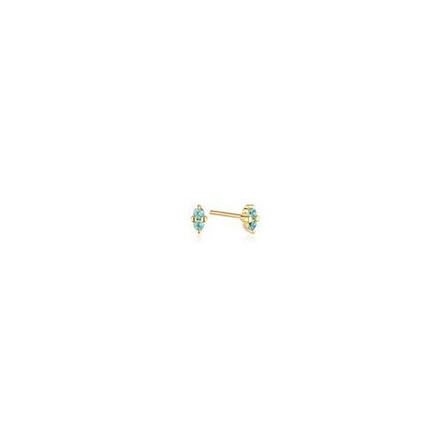 Twin gem earrings