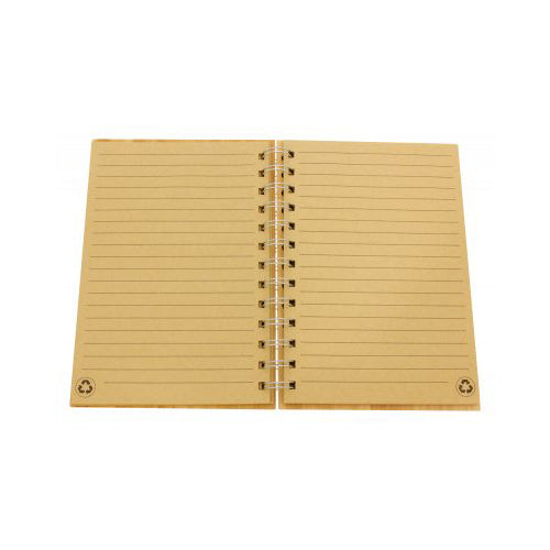 Timber engraved notebook
