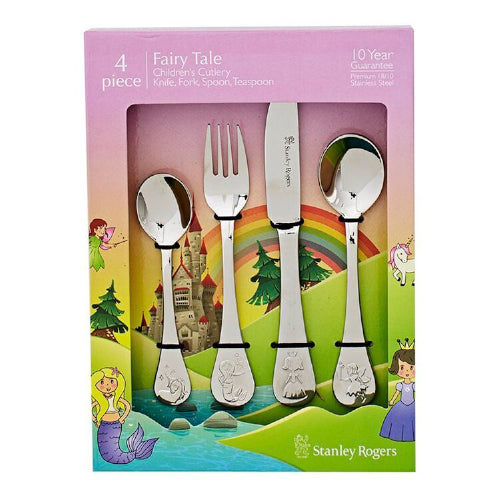 Children's Fairy Tale Cutlery Set 4pc