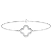 9ct  Diamond Motif Bracelet