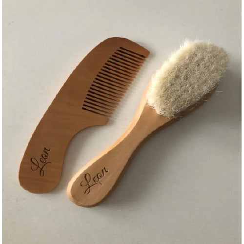 Engraved Brush & Comb set