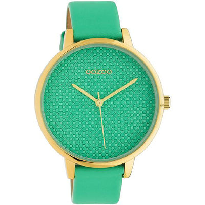 Oozoo Biscay green & gold watch