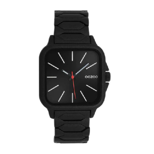 Oozoo Black Square Watch