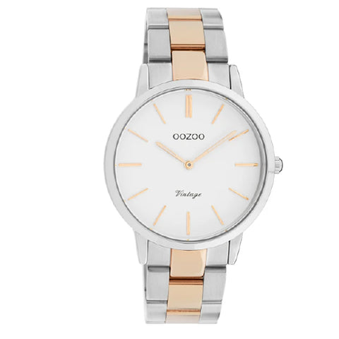 Rose & Silver Oozoo watch