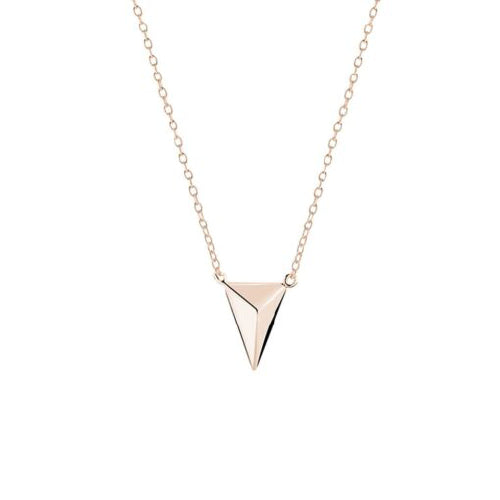 Rose gold plated necklace