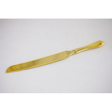 Gold cake knife