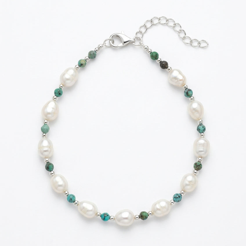 Pearl & Turquoise Bracelet
