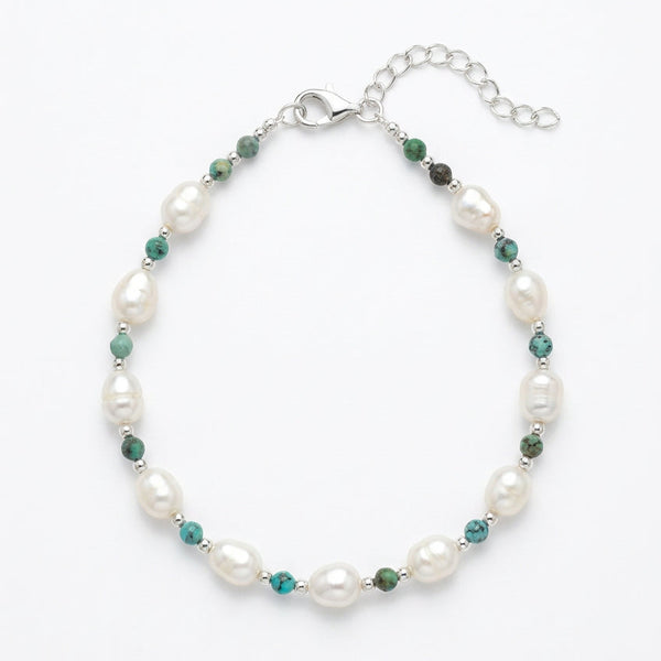 Pearl & Turquoise Bracelet
