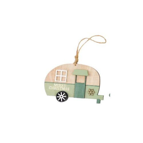 Caravan Christmas deco