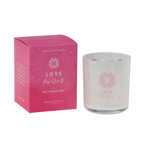 Rose Quartz candle