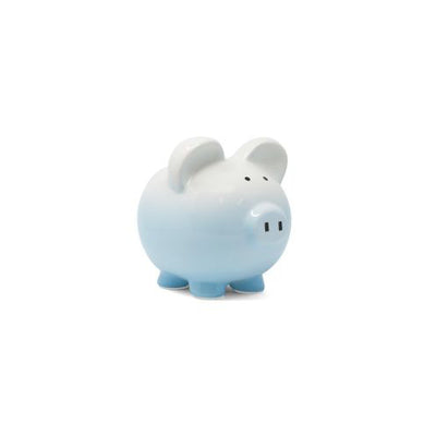 Blue Ombre Piggy Bank