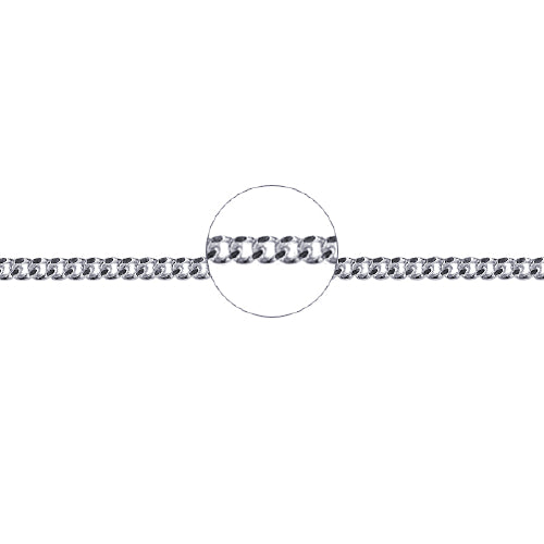 Sterling silver curb chain