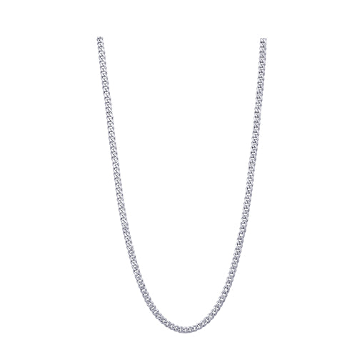 45cm Diamond Cut Curb Chain