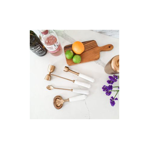Marble & Copper cocktail set