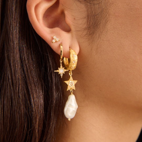 Hanging Huggie Earring