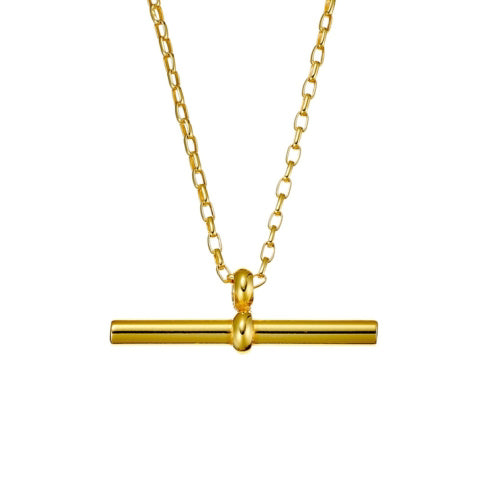 Sterling silver gold plated necklace
