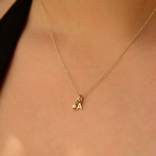 9k Bella Diamond Charm