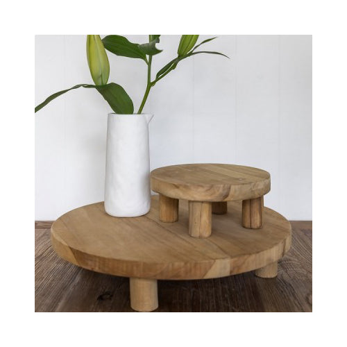Attic teak stand