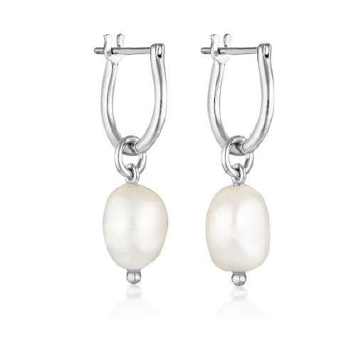 Baroque Pearl Basic Hoops
