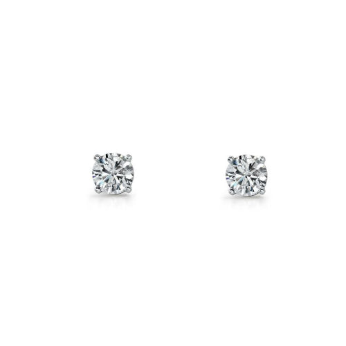 Sterling silver CZ studs